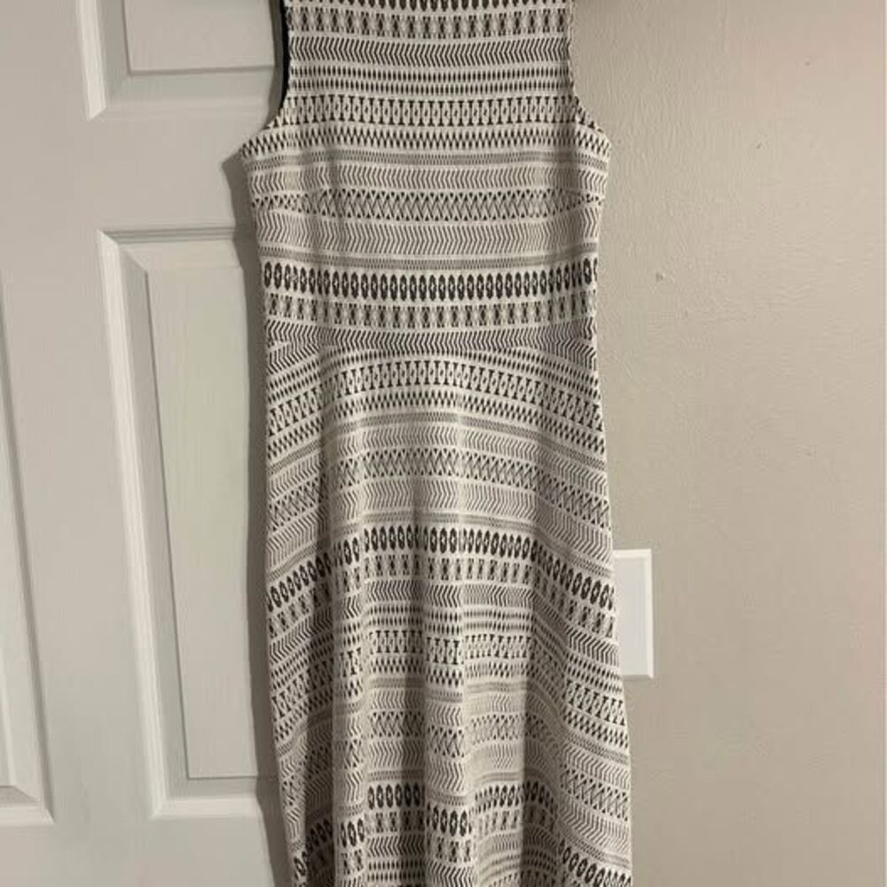 Banana Republic Sleeveless Geometric Print Fit and Flare Dress Size 0